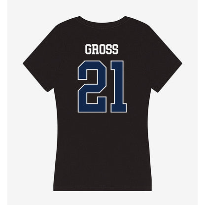 BU - NCAA Softball : Kaylee Gross - Women's V-Neck T-Shirt-1