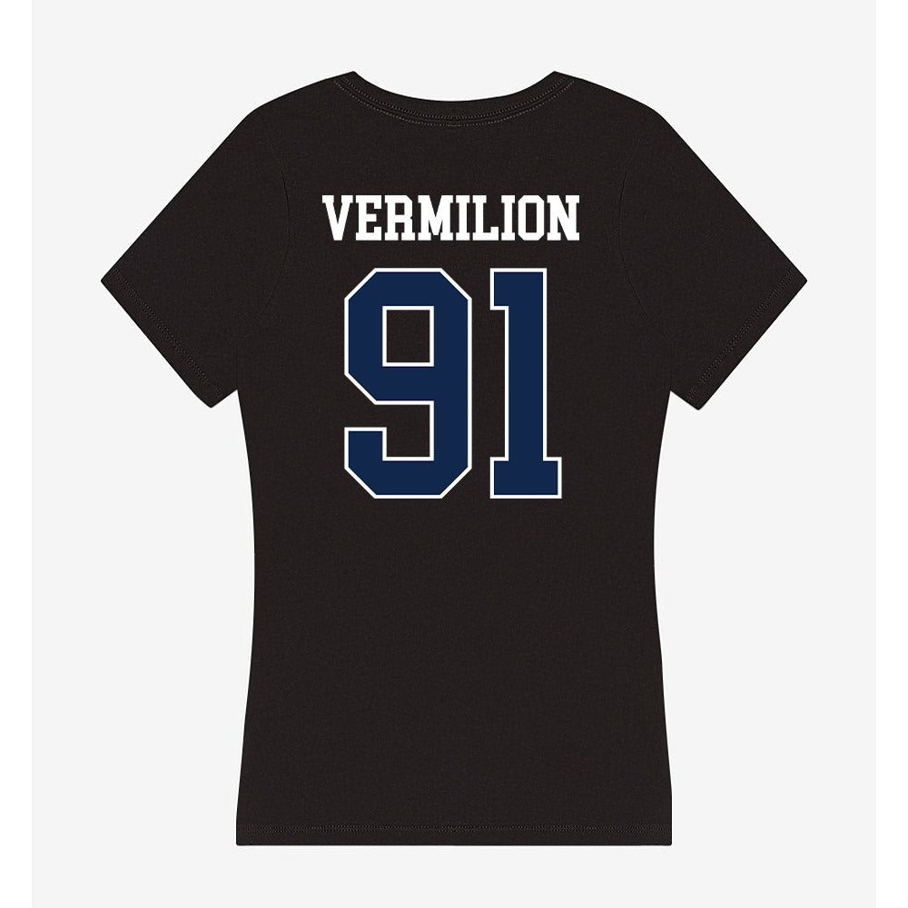 BU - NCAA Football : Christian Vermilion - Women's V-Neck T-Shirt-1