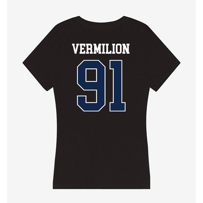BU - NCAA Football : Christian Vermilion - Women's V-Neck T-Shirt-1
