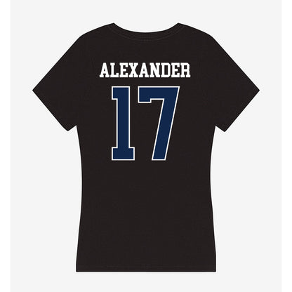 BU - NCAA Softball : Makena Alexander - Women's V-Neck T-Shirt-1
