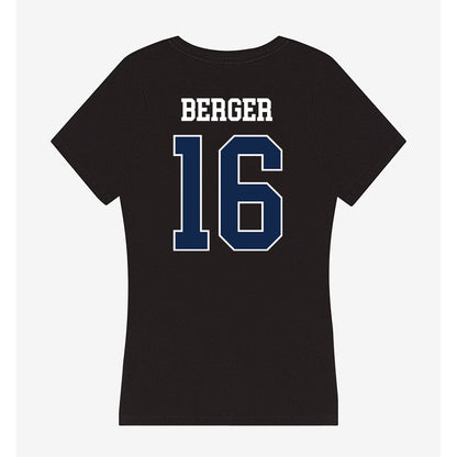 Butler - NCAA Softball : Maren Berger - Women's V-Neck T-Shirt-1