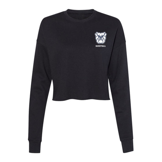 Butler - NCAA Men's Basketball : Jackson Keith - Women's Cropped Crew Fleece-0