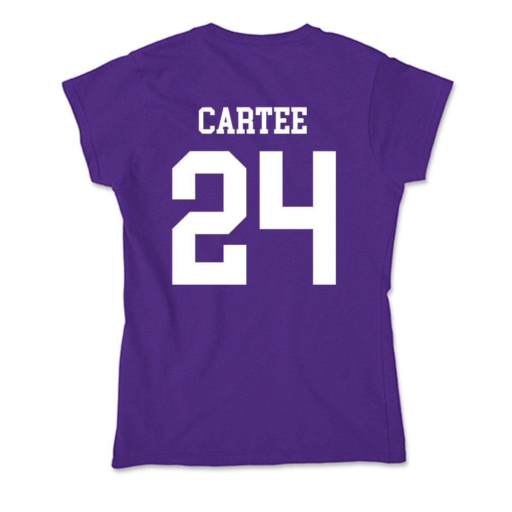 North Alabama - NCAA Softball : Lillyanna Cartee - Soft Style Women’s T-Shirt-1