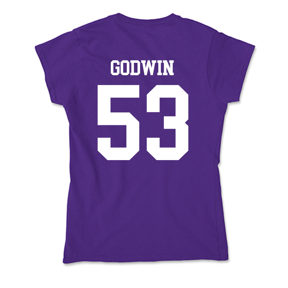 North Alabama - NCAA Football : Evan Godwin - Soft Style Women’s T-Shirt-1