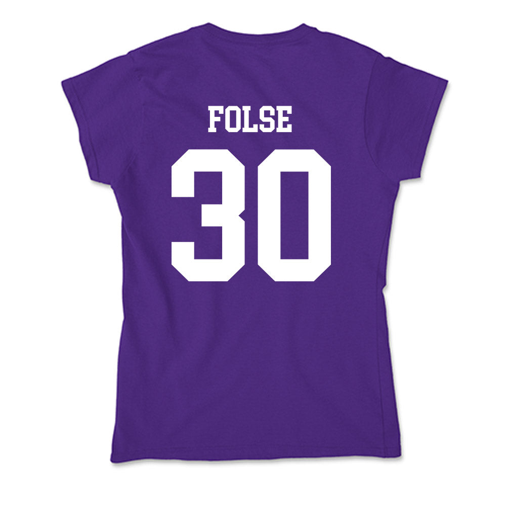 North Alabama - NCAA Football : Kemon Folse - Soft Style Women’s T-Shirt-1