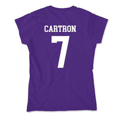North Alabama - NCAA Softball : Caroline Cartron - Soft Style Women’s T-Shirt-1