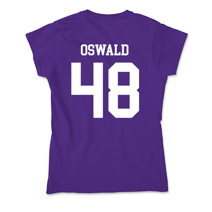 North Alabama - NCAA Baseball : Gavin Oswald - Soft Style Women’s T-Shirt-1