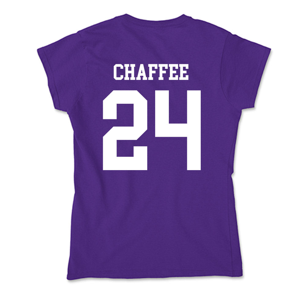North Alabama - NCAA Men's Basketball : Mitchell Chaffee - Soft Style Women’s T-Shirt-1