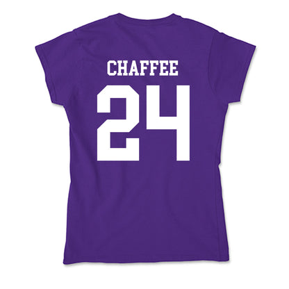 North Alabama - NCAA Men's Basketball : Mitchell Chaffee - Soft Style Women’s T-Shirt-1