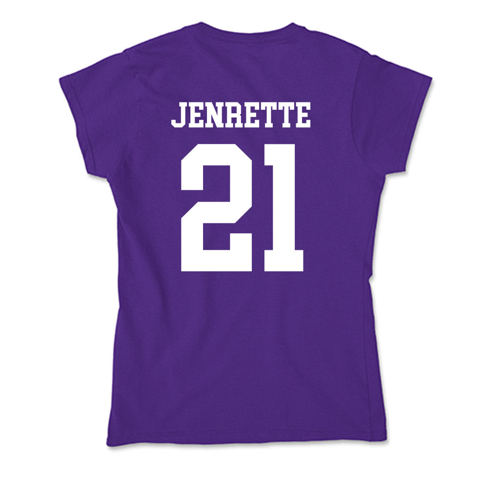 North Alabama - NCAA Men's Basketball : Israel Jenrette - Soft Style Women’s T-Shirt-1
