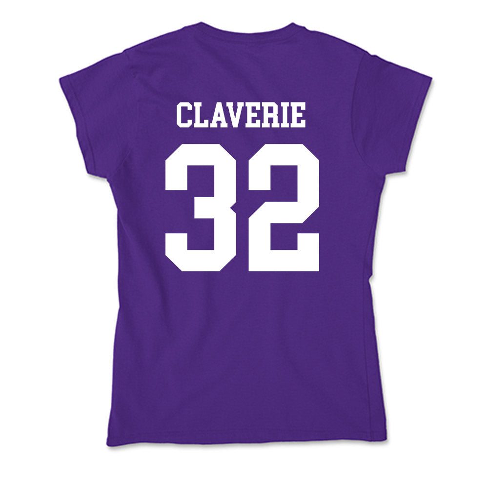 North Alabama - NCAA Softball : Aubrie Claverie - Soft Style Women’s T-Shirt-1