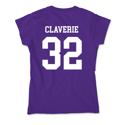 North Alabama - NCAA Softball : Aubrie Claverie - Soft Style Women’s T-Shirt-1