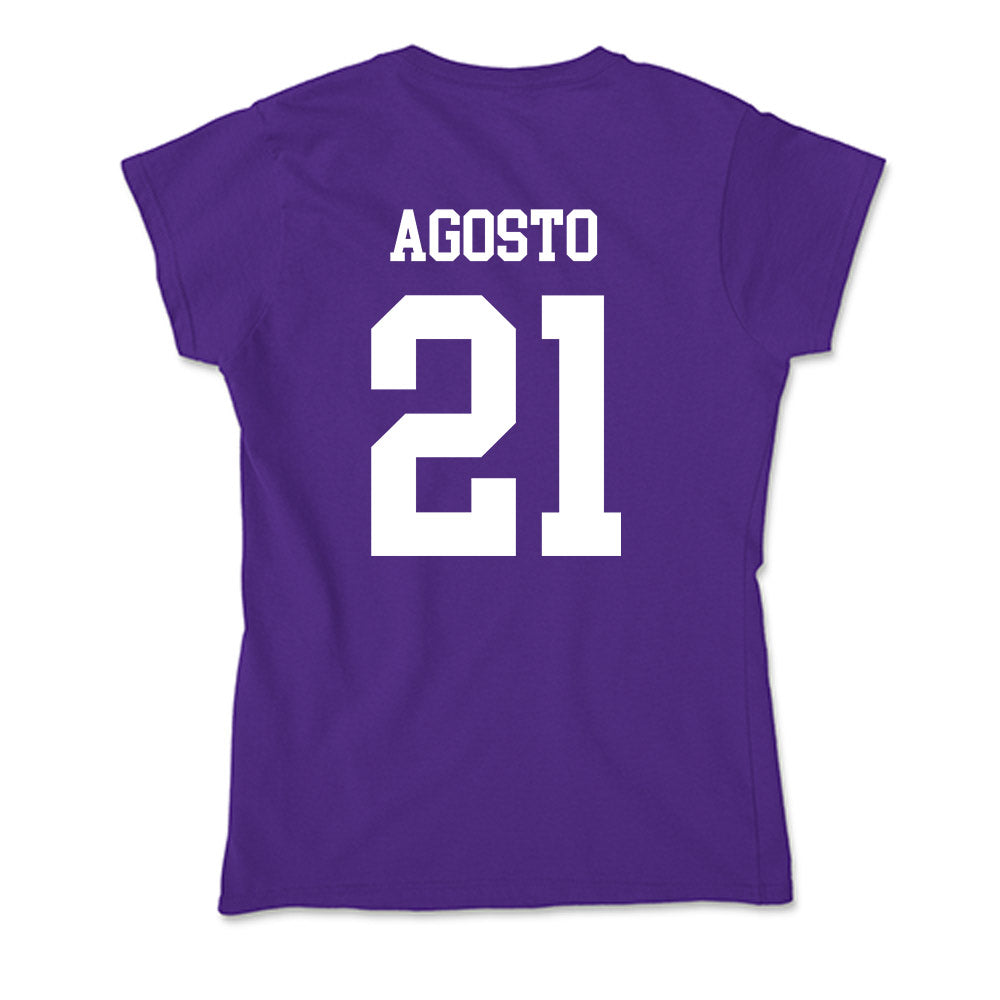 North Alabama - NCAA Baseball : Justus Agosto - Soft Style Women’s T-Shirt-1