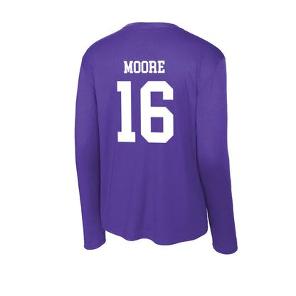 North Alabama - NCAA Baseball : Ethan Moore Moore - Activewear Long Sleeve T-Shirt-1