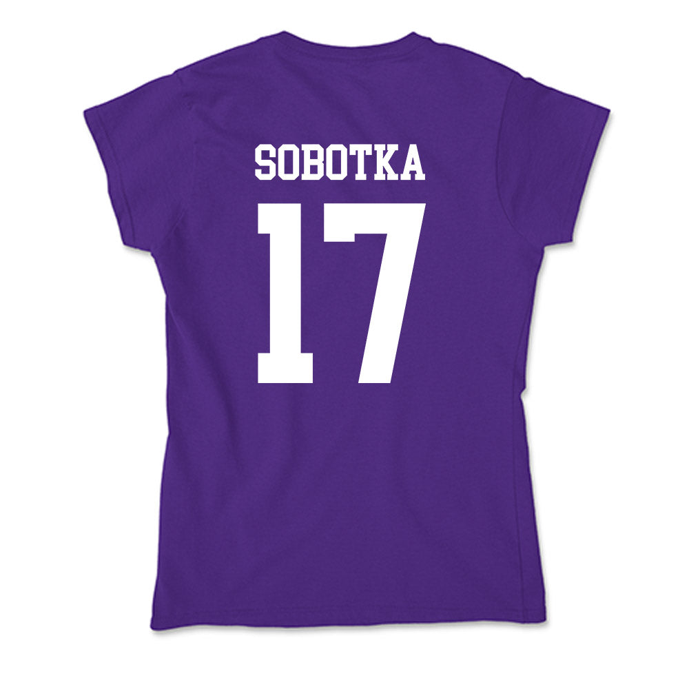 North Alabama - NCAA Women's Soccer : Charlotte Sobotka - Soft Style Women’s T-Shirt-1