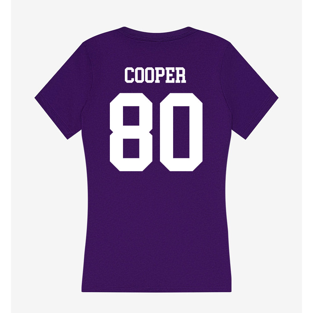 North Alabama - NCAA Football : Daniel Cooper - Women's V-Neck T-Shirt-1