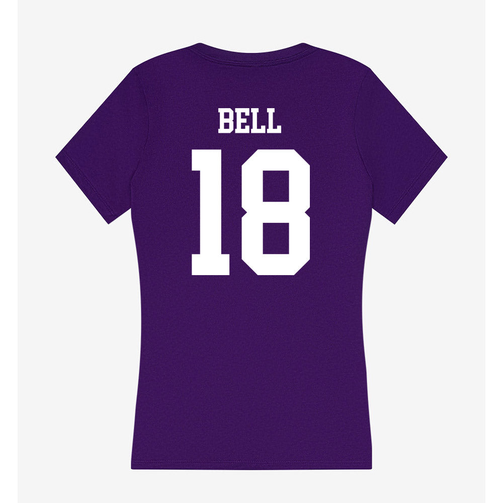 North Alabama - NCAA Baseball : Hunter Bell - Women's V-Neck T-Shirt-1