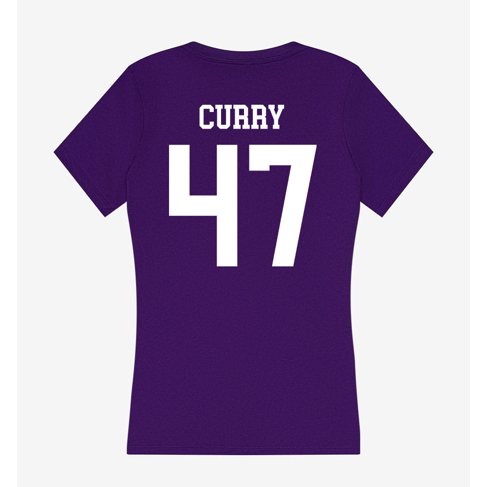 North Alabama - NCAA Football : Nathan Curry - Women's V-Neck T-Shirt-1