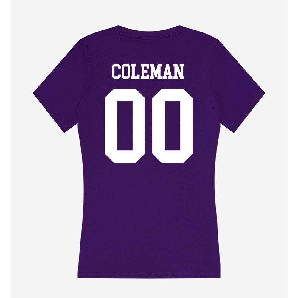 North Alabama - NCAA Baseball : Dylan Coleman - Women's V-Neck T-Shirt-1