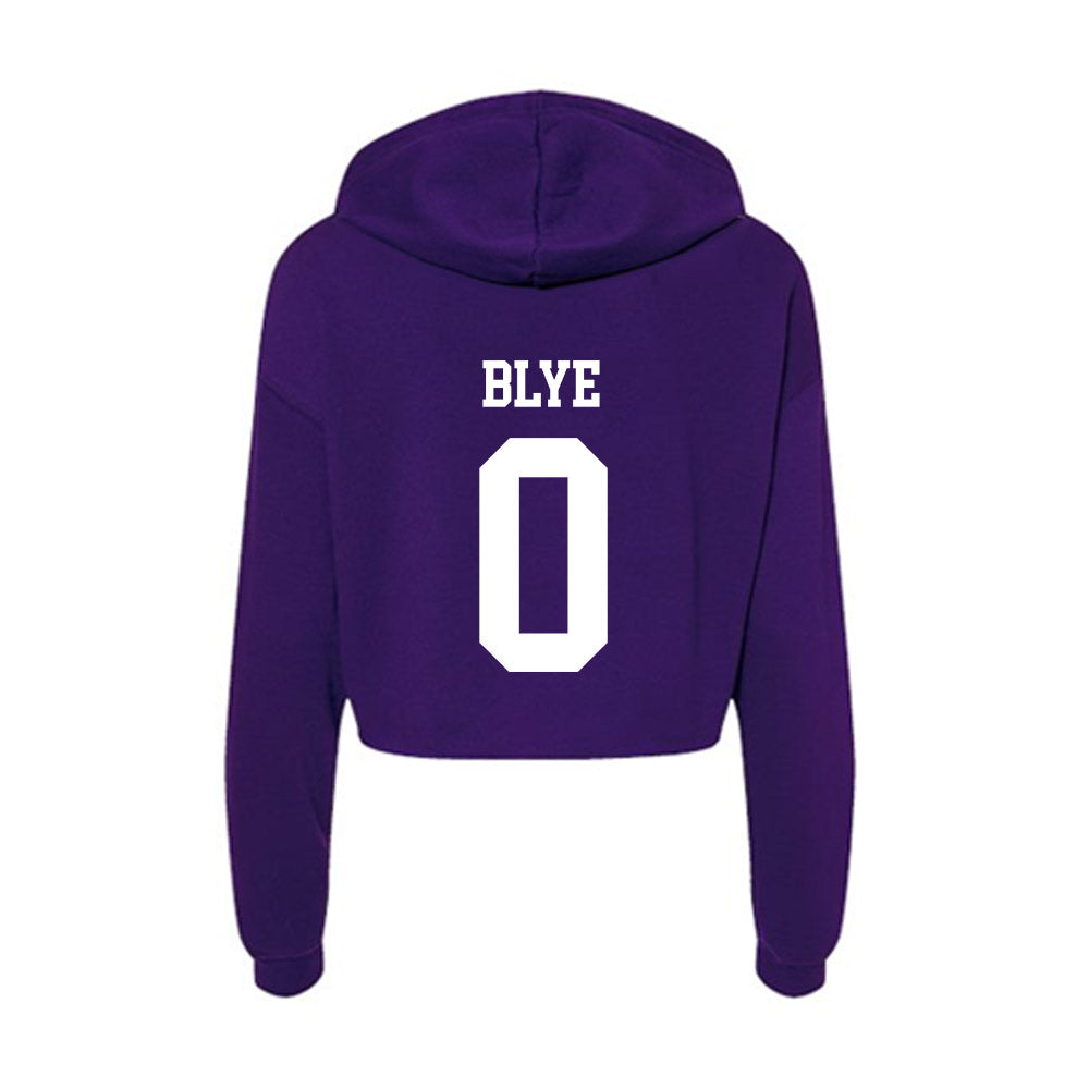 North Alabama - NCAA Women's Soccer : Allanah Blye - Women's Crop Fleece Hoodie-1