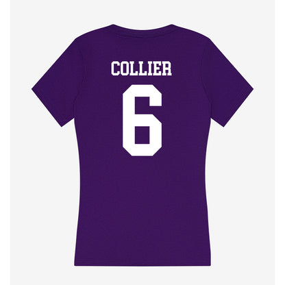 North Alabama - NCAA Football : Travis Collier - Women's V-Neck T-Shirt-1