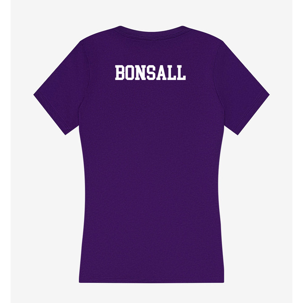 North Alabama - NCAA Men's Cross Country : Noah Bonsall - Women's V-Neck T-Shirt-1