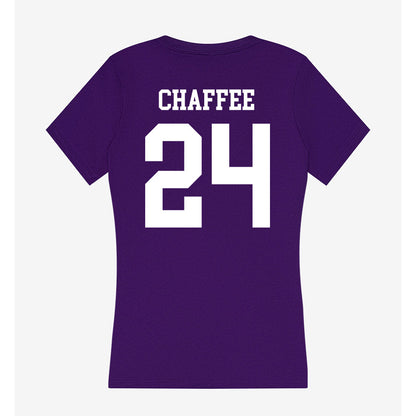 North Alabama - NCAA Men's Basketball : Mitchell Chaffee - Women's V-Neck T-Shirt-1