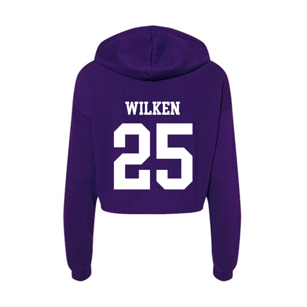 North Alabama - NCAA Softball : Alivia Wilken - Women's Crop Fleece Hoodie-1