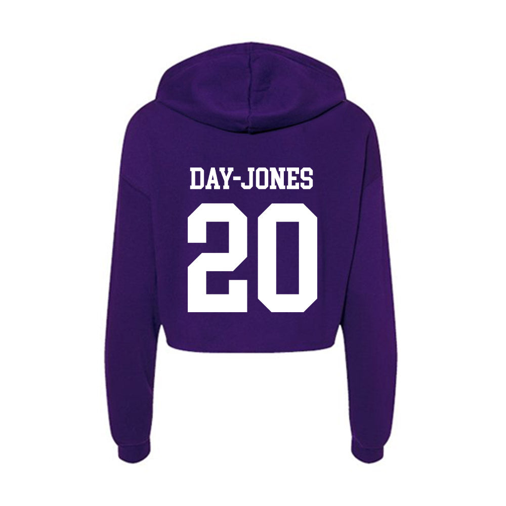 North Alabama - NCAA Softball : Samantha Day-Jones - Women's Crop Fleece Hoodie-1