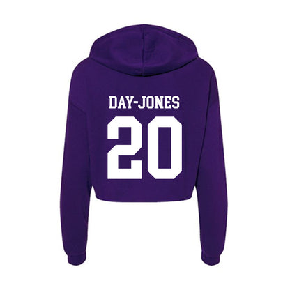 North Alabama - NCAA Softball : Samantha Day-Jones - Women's Crop Fleece Hoodie-1
