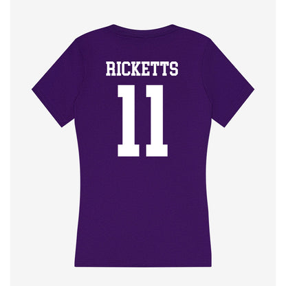 North Alabama - NCAA Women's Volleyball : Reese Ricketts - Women's V-Neck T-Shirt-1
