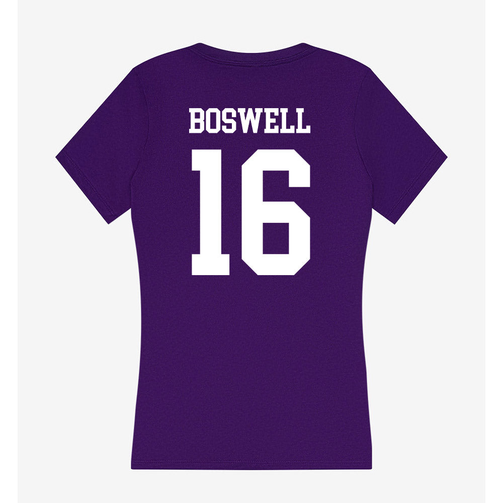 North Alabama - NCAA Softball : Lily Boswell - Women's V-Neck T-Shirt-1