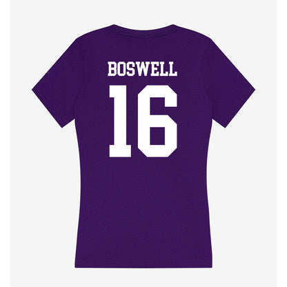 North Alabama - NCAA Softball : Lily Boswell - Women's V-Neck T-Shirt-1