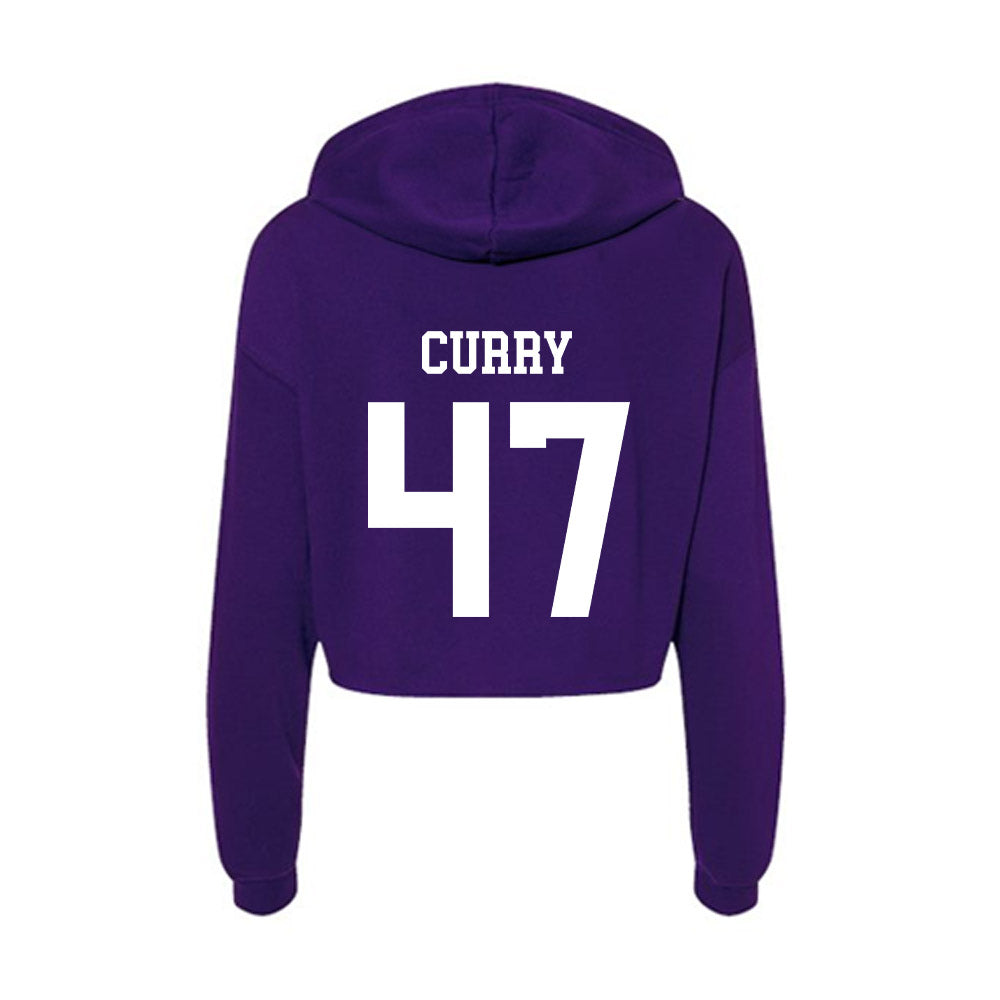 North Alabama - NCAA Football : Nathan Curry - Women's Crop Fleece Hoodie-1