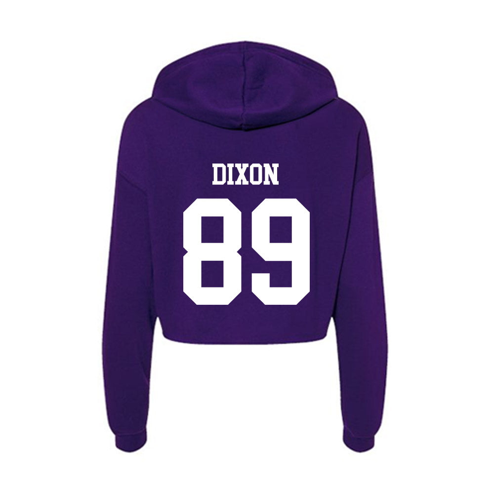 North Alabama - NCAA Football : Chandler Dixon - Women's Crop Fleece Hoodie-1