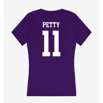 North Alabama - NCAA Baseball : Quinn Petty - Women's V-Neck T-Shirt-1