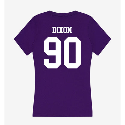 North Alabama - NCAA Football : Zacchaeus Dixon - Women's V-Neck T-Shirt-1