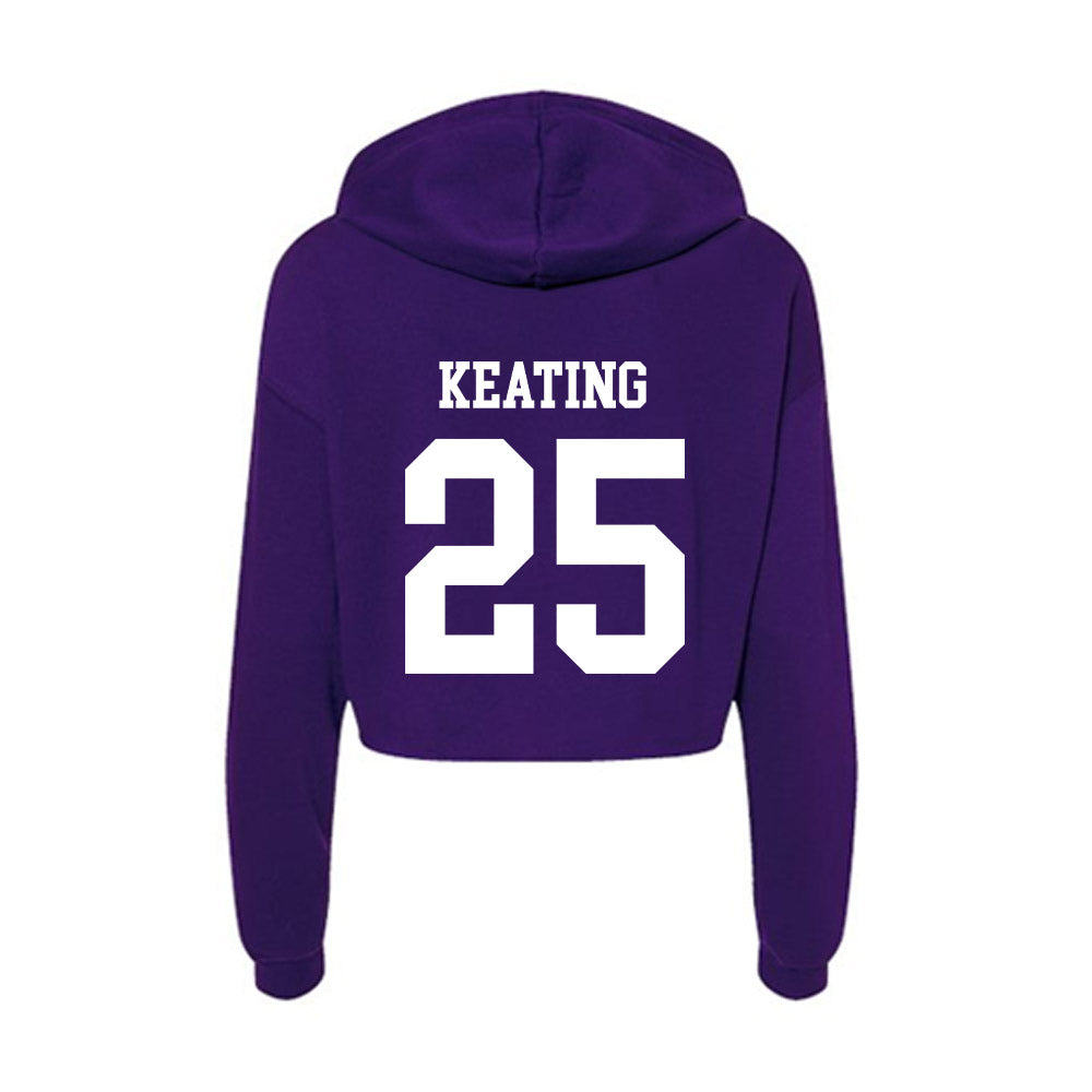 North Alabama - NCAA Women's Volleyball : Martha Keating - Women's Crop Fleece Hoodie-1