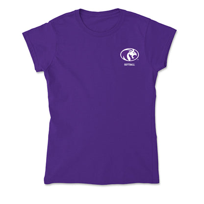 North Alabama - NCAA Softball : Aubrie Claverie - Soft Style Women’s T-Shirt-0
