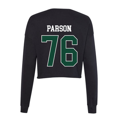 Ohio - NCAA Football : Bryce Parson - Classic Shersey Women's Cropped Crew Fleece-1