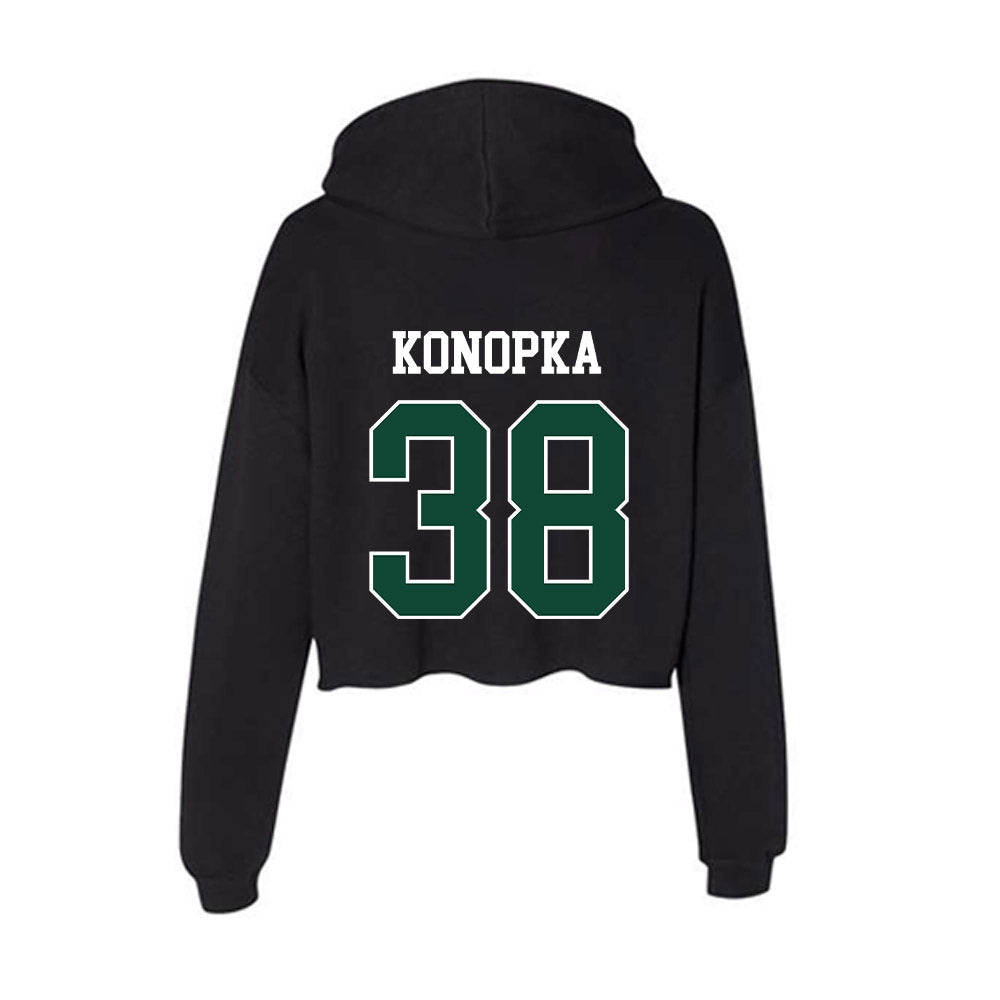 Ohio - NCAA Football : Dominic Konopka - Classic Shersey Women's Crop Fleece Hoodie-1