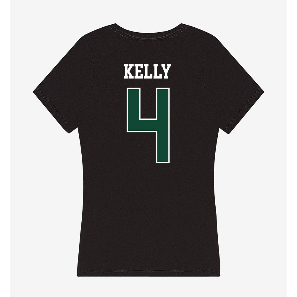 Ohio - NCAA Men's Basketball : JJ Kelly - Classic Shersey Women's V-Neck T-Shirt-1
