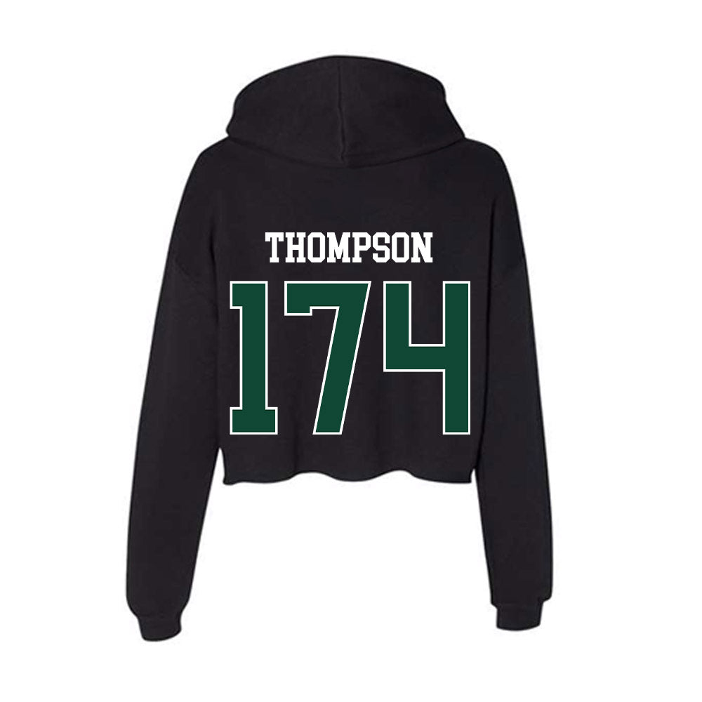 Ohio - NCAA Wrestling : Garrett Thompson - Classic Shersey Women's Crop Fleece Hoodie-1