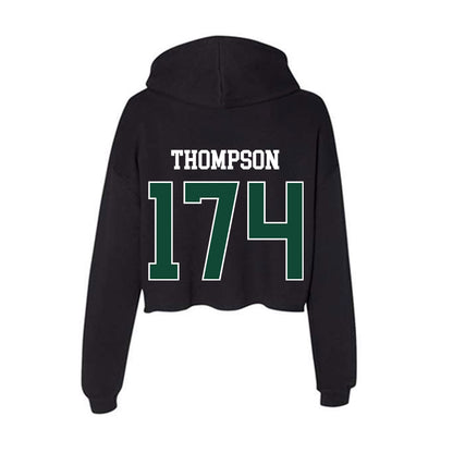 Ohio - NCAA Wrestling : Garrett Thompson - Classic Shersey Women's Crop Fleece Hoodie-1