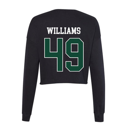 Ohio - NCAA Football : Xavier Williams - Classic Shersey Women's Cropped Crew Fleece-1