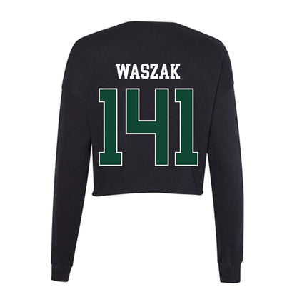 Ohio - NCAA Wrestling : Aidan Waszak - Classic Shersey Women's Cropped Crew Fleece-1
