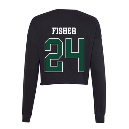 Ohio - NCAA Men's Basketball : Jordan Fisher - Classic Shersey Women's Cropped Crew Fleece-1