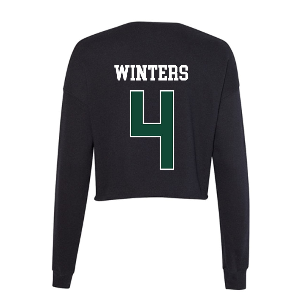 Ohio - NCAA Football : Jacob Winters - Classic Shersey Women's Cropped Crew Fleece-1