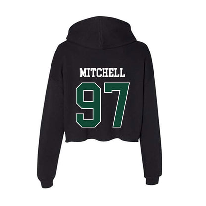 Ohio - NCAA Football : Austin Mitchell - Classic Shersey Women's Crop Fleece Hoodie-1