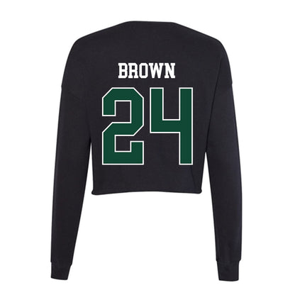 Ohio - NCAA Football : Irving Brown - Classic Shersey Women's Cropped Crew Fleece-1